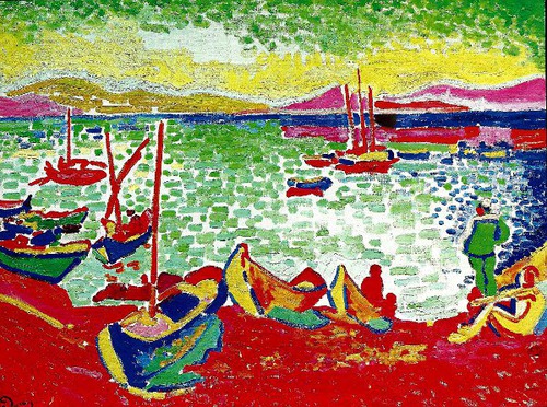 Qui a peint "Bateaux dans le port de Collioure" ?