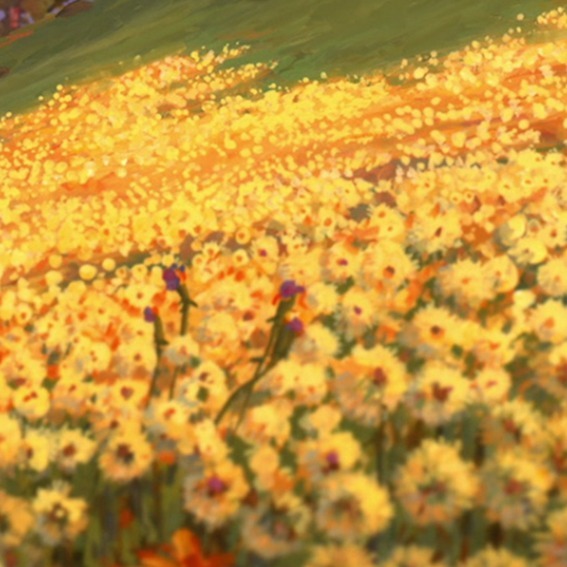 Dans quel Disney ou Pixar peut-on voir ces fleurs ?