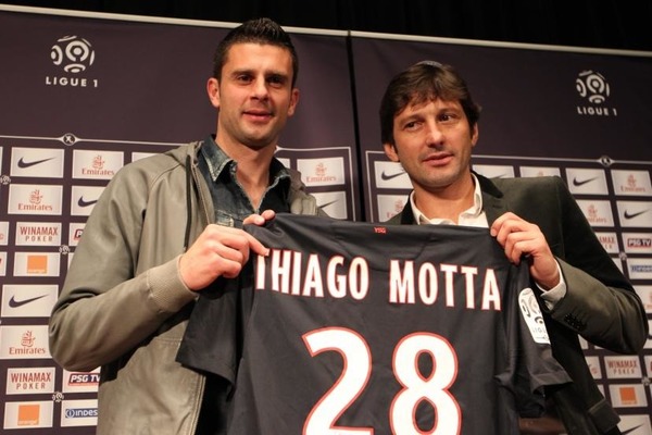 Thiago Motta rejoint à son tour Paris en provenance de.....
