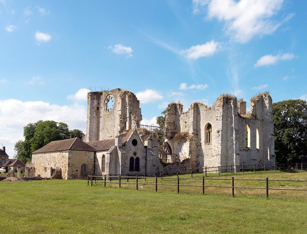 Dans quel département se trouvent les ruines de l'abbaye de Preuilly ?