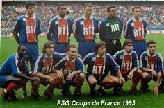 Contre quelle équipe le PSG à remporté la coupe de France en 1995 ?