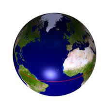 Géographie: Comment s'appelle la grande ligne horizontale qui sépare la planète en 2 parties ?