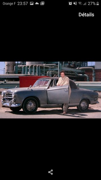 Columbo conduit une Peugeot...