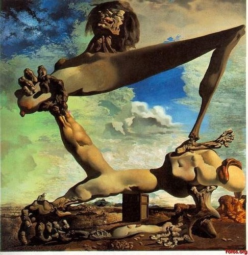 ¿La cual de estas obras es de Salvador Dali?
