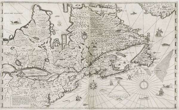 En quelle année Samuel de Champlain publie-t-il sa dernière carte ?
