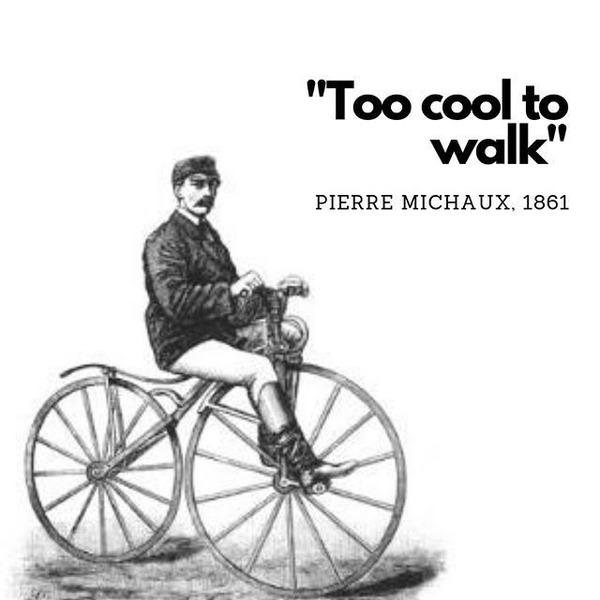 En 1861, le serrurier Pierre Michaux invente un système destiné aux vélos. Lequel ?