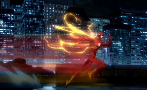 Quel est le titre de cette animation où Flash découvre un univers alternatif ?
