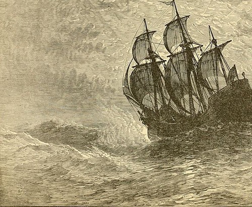 What was the name of the boat of the Puritans ?