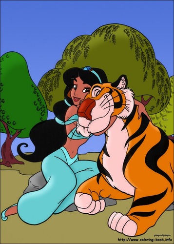 Dans Aladdin, comment s'appelle le tigre, compagnon de Jasmine ?