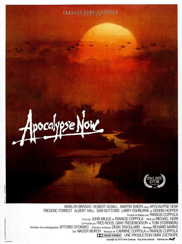 "Apocalypse now" de Francis F. Coppola obtient la palme d'or au festival de Cannes.