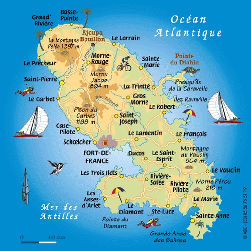 Où se trouve la Martinique (France) ?