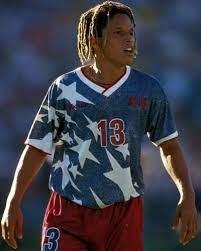 Une des stars de l'équipe US lors de la coupe du monde 94 au look rasta :