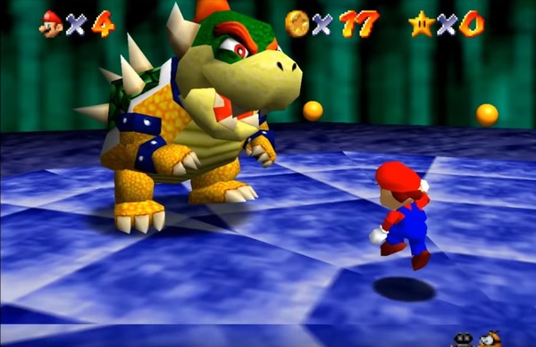 Que gagne Mario contre Bowser à la fin d' un combat de fin de niveau ?