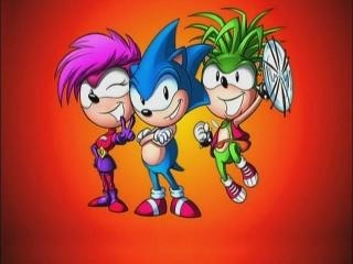 Dans l'animé "Sonic le Rebelle", Sonic a un frère et une sœur, comment s'appellent-ils ?