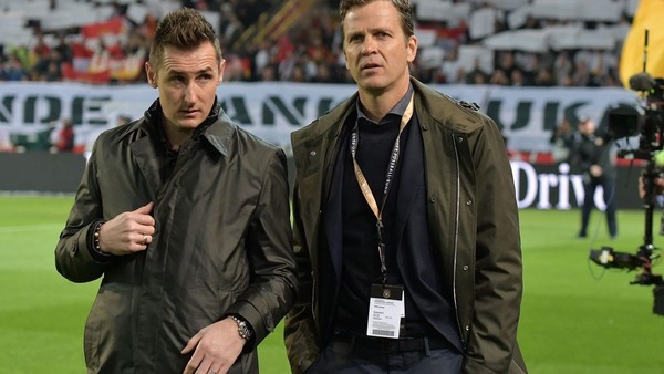 Miroslav Klose et Oliver Bierhoff en équipe d'Allemagne ?