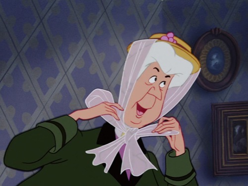 Dans "La Belle et le clochard" qui est cette dame ?