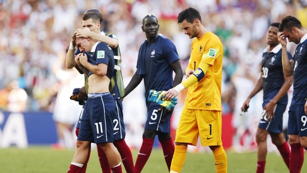 Dans le premier quart de finale, la France est éliminée par les Allemands. Qui a inscrit le seul but du match ?
