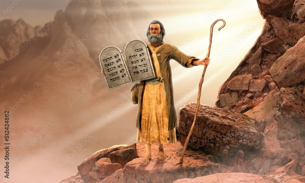 Sur quelle montagne Moïse a-t-il reçu les tablettes sur lesquelles étaient gravés les 10 Commandements ?
