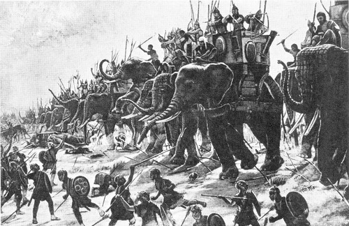 Lors de cette bataille de combien d’éléphant(s) Hannibal disposait-il ?