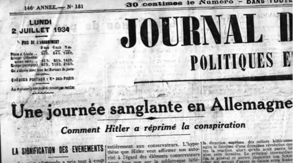 Le vendredi 29 juin 1934.....met en alerte la  « Leibstandarte SS Adolf Hitler »