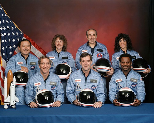 Tout cet équipage a péri en 1986 dans l'explosion de la navette spatiale :