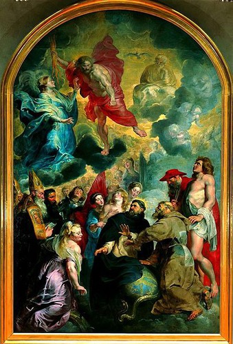 À quel courant de peinture appartient ce tableau (Pierre-Paul Rubens - Saint Dominique et saint François préservant le monde de la colère du Christ, vers 1618-1620) ?