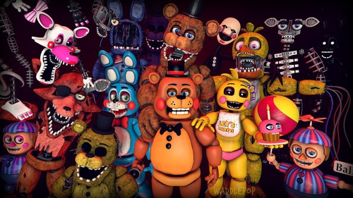 Ultima pergunta todos os personagens de fnaf do FNAF 2 ?