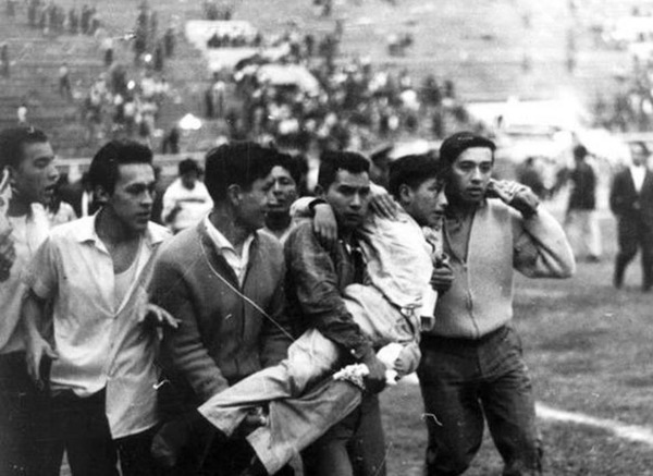 Où s'est déroulée la Tragédie de l'Estadio Nacional en 1964 ?