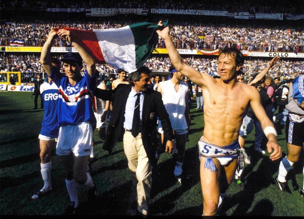 Quelle équipe est le dauphin de la Sampdoria à l'issue de ce Championnat 1991 ?