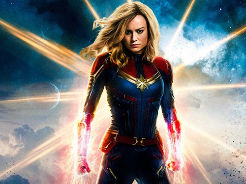 Qui est l'actrice qui joue le rôle de Captain Marvel ?
