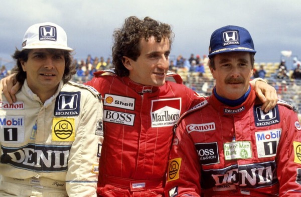 Il remporte à nouveau le Championnat du Monde en 1986. Qui est alors son dauphin à deux points derrière lui ?