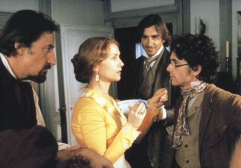 A quelle actrice Lucas Belvaux donne-t-il la réplique dans Madame Bovary, adaptation par Claude Chabrol du chef-d’œuvre de Flaubert (1991) ?