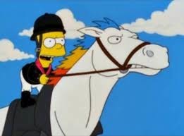 Bart Simpson a aussi eu son cheval de course, quel était son nom ?
