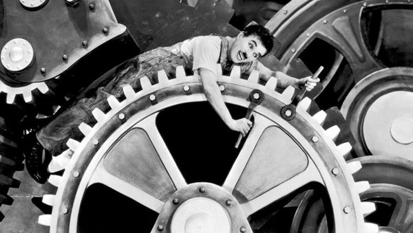En 1936, Chaplin sort Les Temps .....