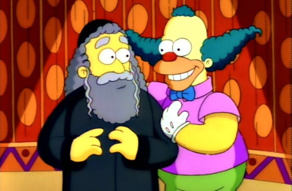 Le papa de Krusty, le rabbin...
