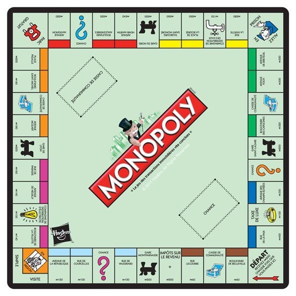 Quelle est la valeur de la rue Lecourbe au Monopoly ?