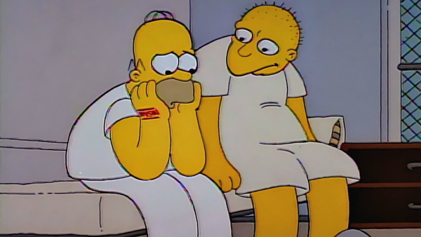 Dans un épisode de la saison 3, Homer partage se chambre d'asile avec un homme qui se prend pour...