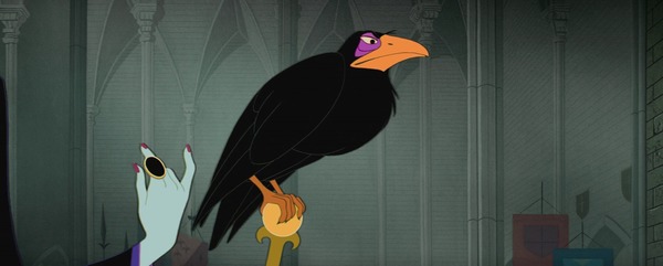 Quel est le nom du corbeau de Maléfique dans le film "La Belle au bois dormant" ?