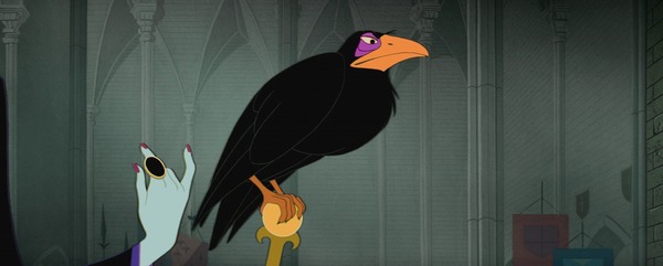 Quel est le nom du corbeau de Maléfique dans le film "La Belle au bois dormant" ?