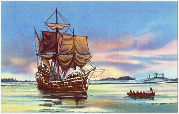 De quelle ville venaient les colons du Mayflower qui débarquèrent en Amérique en 1620 ?
