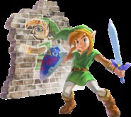 Une référence à un autre jeu de la franchise est faite dans A Link Between Worlds grâce à un objet appartenant à Link Lequel ?