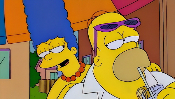 Dans un épisode de la saison 7, pour quelle raison Homer décide-t-il de devenir obèse ?