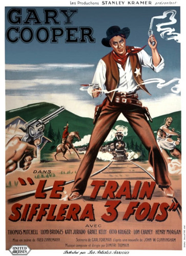 Qui était la vedette féminine en 1952 du film Le train sifflera 3 fois ?