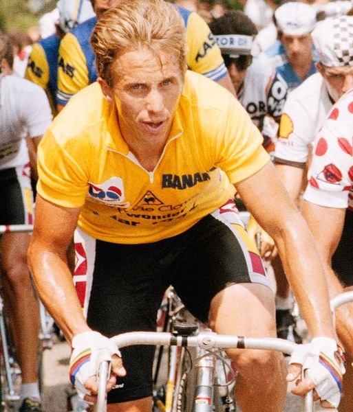 Je gagne le tour de France en 1983 et 1984 je perd le tour de France 1989 pour 8 secondes sur Greg Lemond...