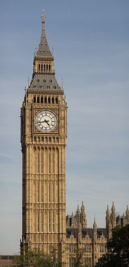 Comment s'appelle la Tour du Palais de Winchester abritant la cloche Big Ben ?