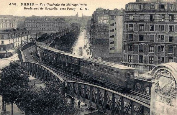 En quelle année a été inaugurée la 1re ligne du métro parisien ?
