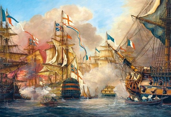 Lors de quelle bataille célèbre a-t-il été vaincu par l'amiral Nelson et la flotte anglaise ?