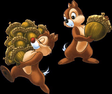 Ces deux écureuils personnages de Disney sont :