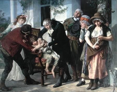 Le 10 mai 1774, Louis XV meurt de la variole. Louis XVI décide alors d’inoculer le virus à toute sa famille pour les immuniser.