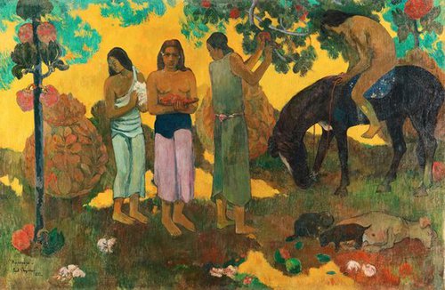 Comment s'appelle cette peinture de Paul Gauguin ?